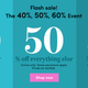 40%, 50%, 60% Off Flash Sale | J. Crew Factory | Promo code SALEYES